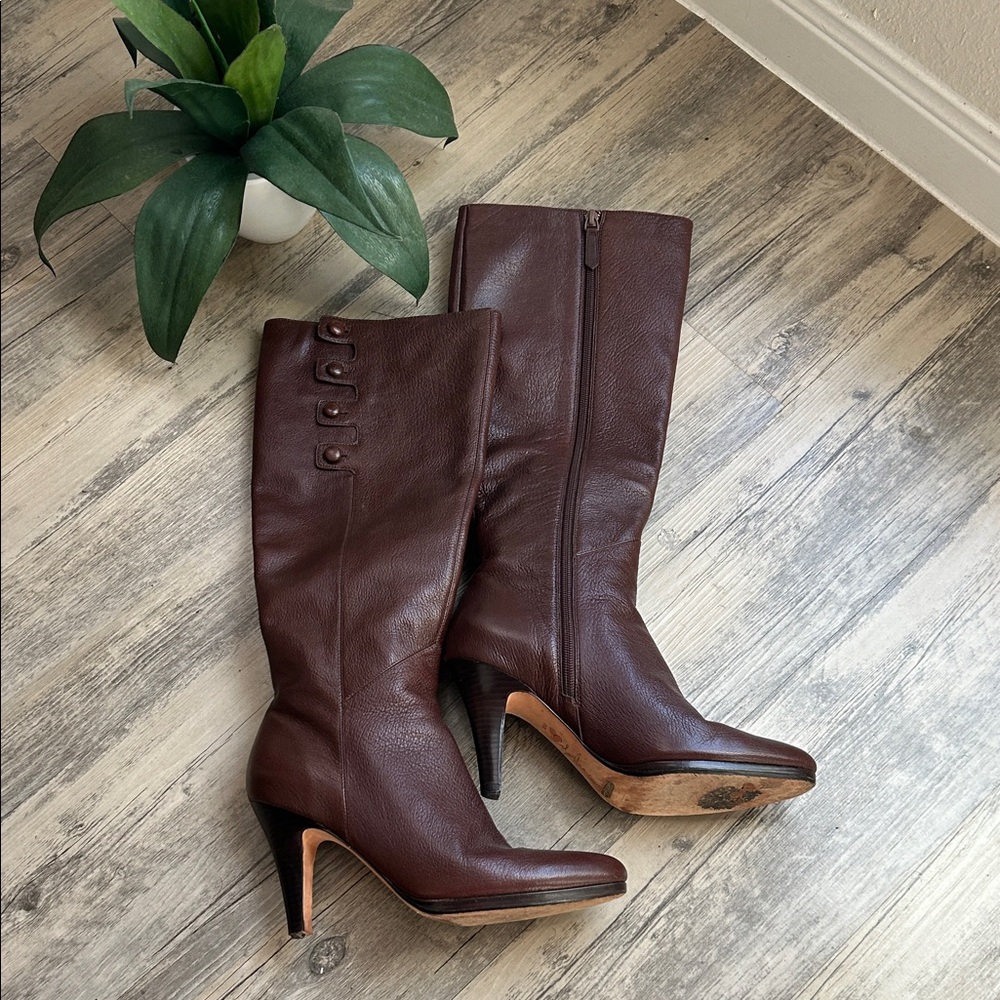 Cole Haan Dark Brown Heeled Boots